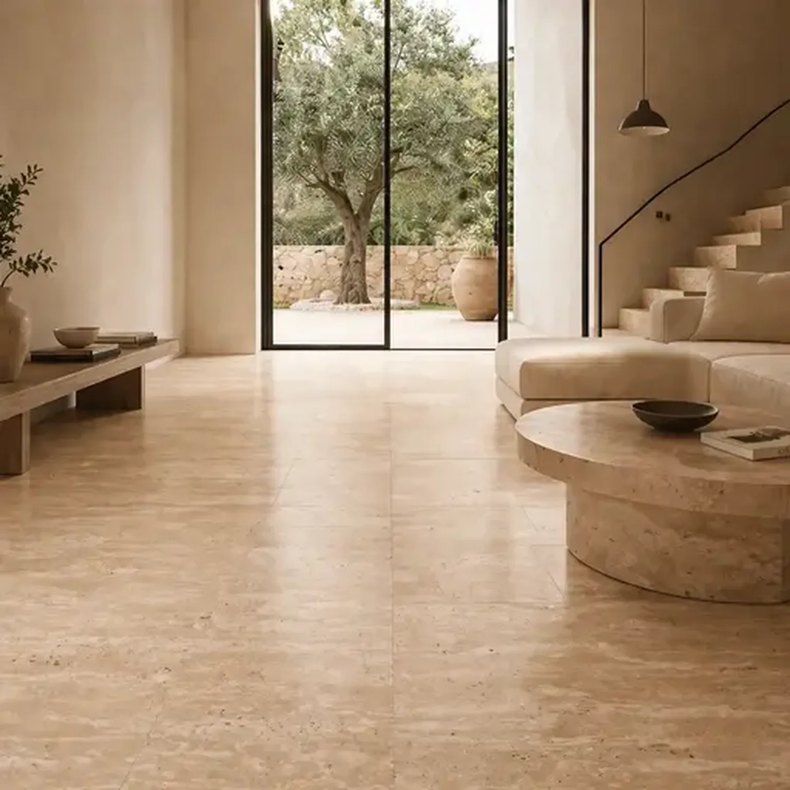 Travertin ivory view 2